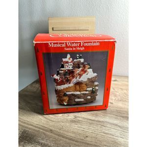 The Heritage Mint Holiday Collection Musical Water Fountain With Box Vintage